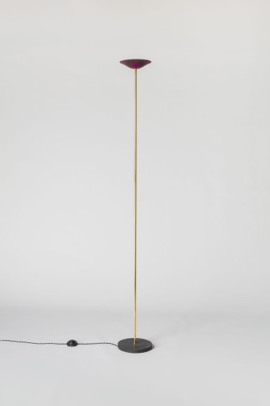 minimal lamp in an empty room