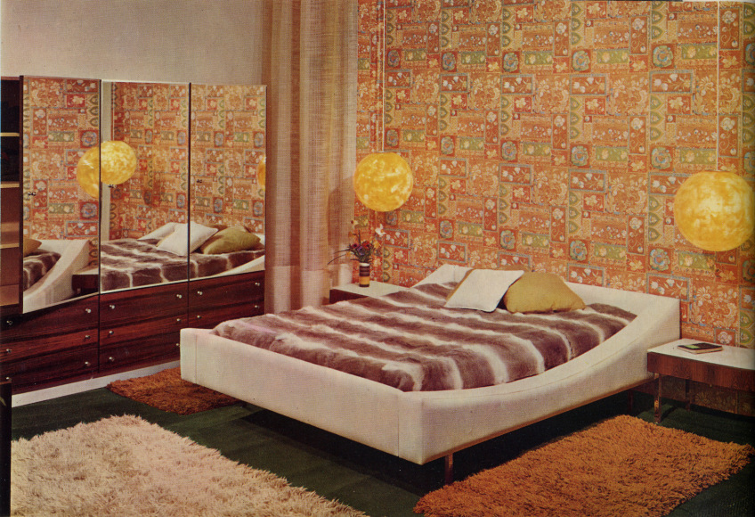 Bedroom by J.A. Motte, late 1960s