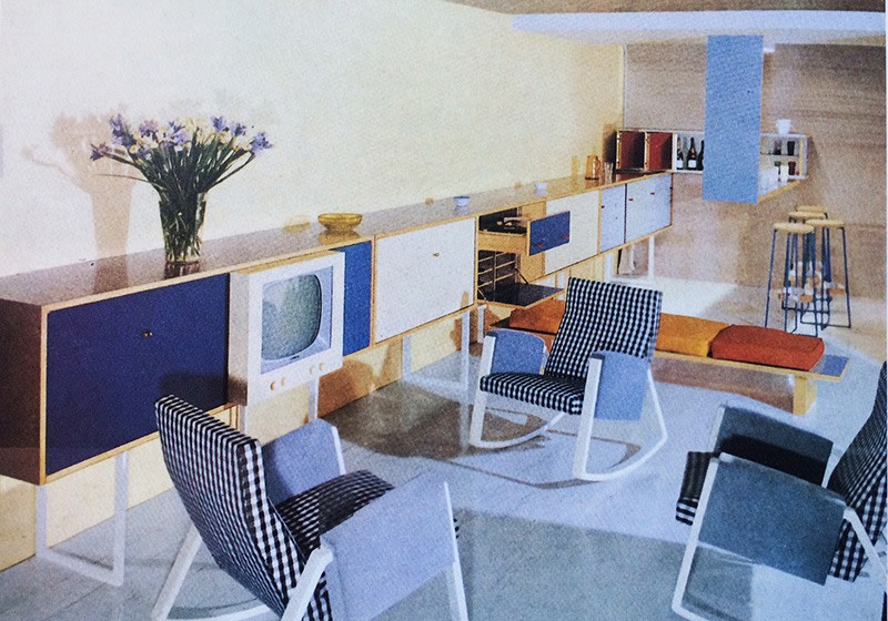 About Jacques Dumond in Le Mobilier Français 1945-1964 by Yolande Amic