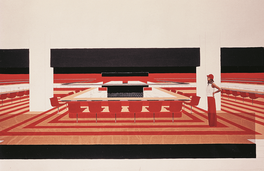 Rendering, Lyon Satolas Airport