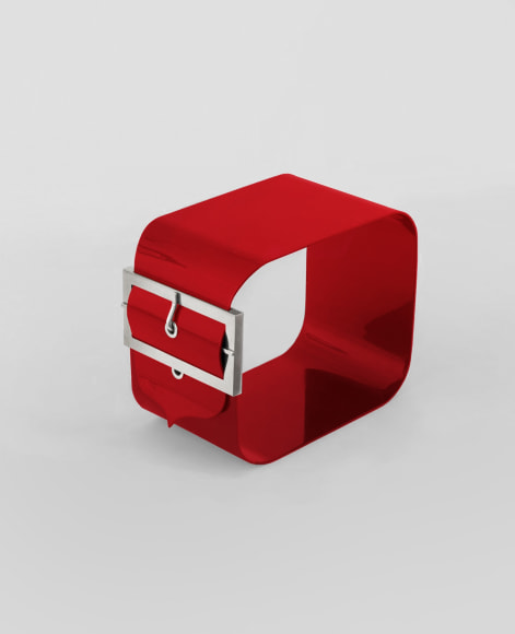 Bracelet Pouf Berry Red