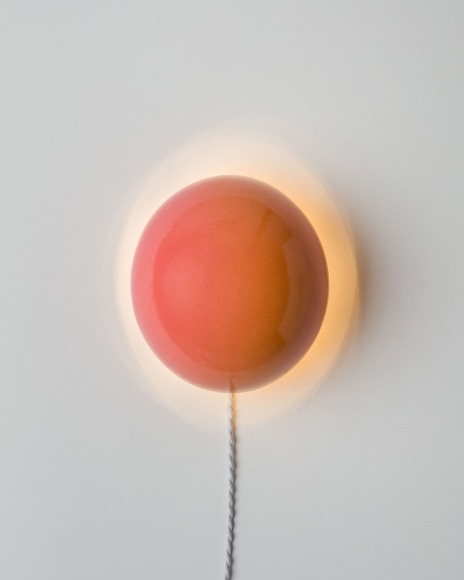 sconce on a gray wall