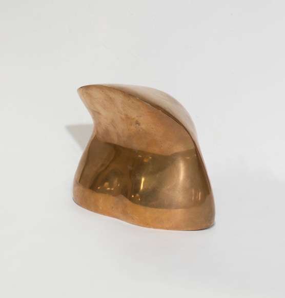 Bronze Sculpture in a blank room