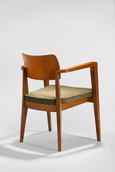 AVAILABLE&nbsp;Jacques Dumond&nbsp;Set of Four Bridge Chairs, 1955