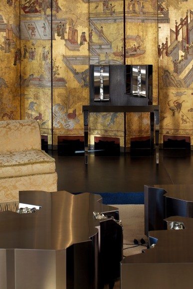 Installation view of&nbsp;Maria Pergay: Place des Vosges, March 22 &ndash; 31, 2012