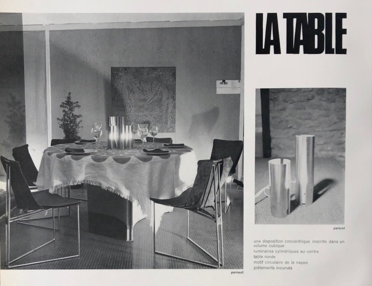 Archival image from Salon des Artistes Décorateurs Catalogue. 1967.