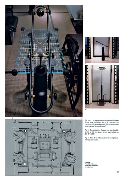 Plans for&nbsp;President Fran&ccedil;ois Mitterrand&#039;s private apartment