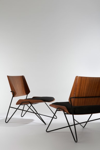 Front and back view of pair