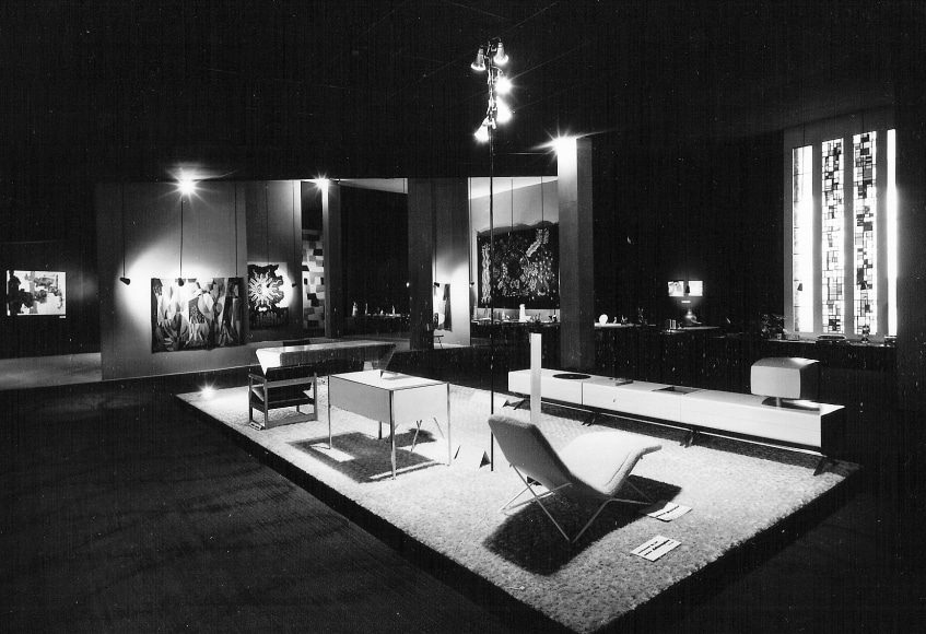 Third Material Concours: Formica, 1959. Philippon and Lecoq won with their TV and Bar Cabinet.