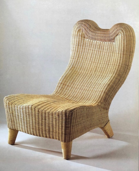 Anthropomorphic&nbsp;Rattan Chair (1943) by Jacques Dumond is a rattan masterpiece, the only model known is part of the collections of the Mus&eacute;e des Arts D&eacute;coratifs in Paris., Anthropomorphic because it is based on the shape of a human back. Jacques Dumond&rsquo;s son Dominique told us the story on how his father had the idea of this shape while playing on the beach. Dumond molded the sand to sit against&ndash;it was very comfortable so he decided later to create a chair from this concept. The rattan is a traditional material but happened to be the perfect material to shaped any ergonomic modern design.&nbsp;