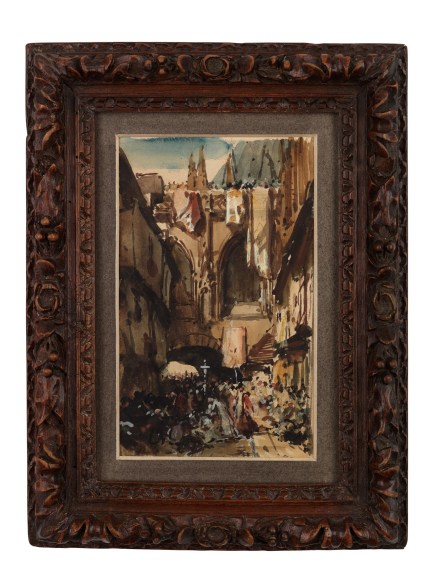 image of a painting with clothes on top.