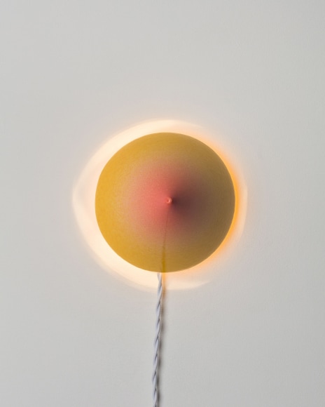 sconce on a gray wall