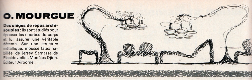 Design drawing, Arts Ménagers, No. 196. April 1966.