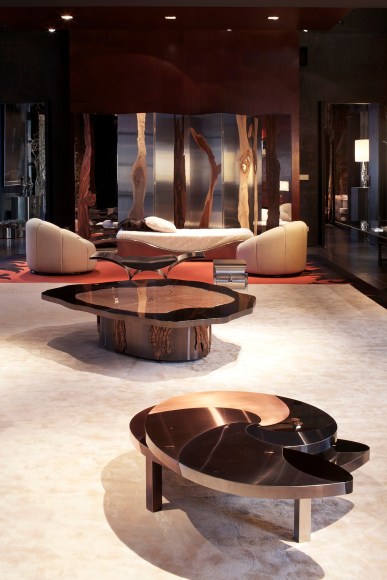 Installation view of&nbsp;Maria Pergay: Place des Vosges, March 22 &ndash; 31, 2012