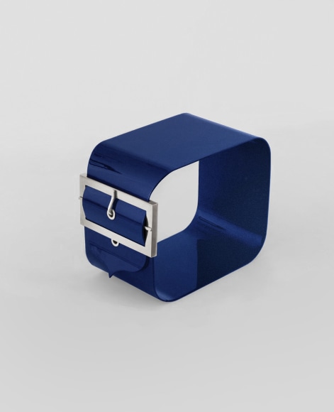 Bracelet Pouf Navy Blue