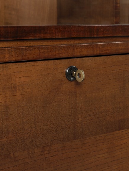 Keyed entry to cabinets