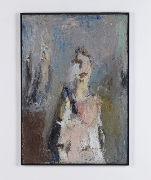 Eug&egrave;ne Leroy Portrait Rose/Bleu, 1956