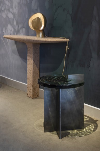 photograph of a table in a room