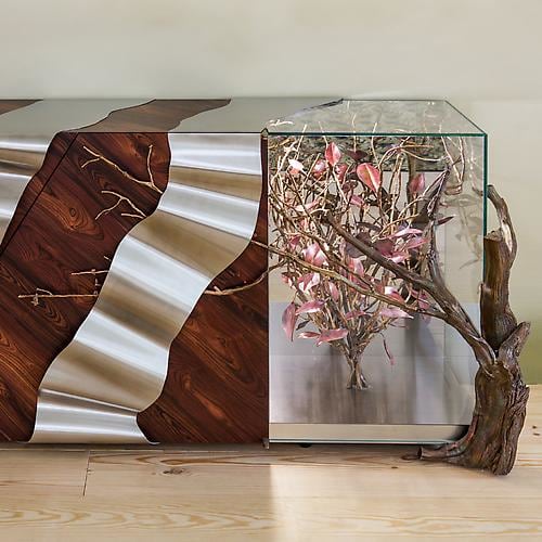 Detail of Secret Garden Console. Photo credit Jacob Krupnick