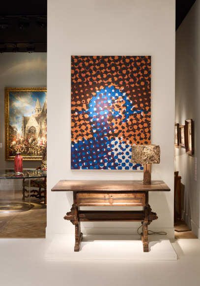 installation image of tefaf Maastricht 2024