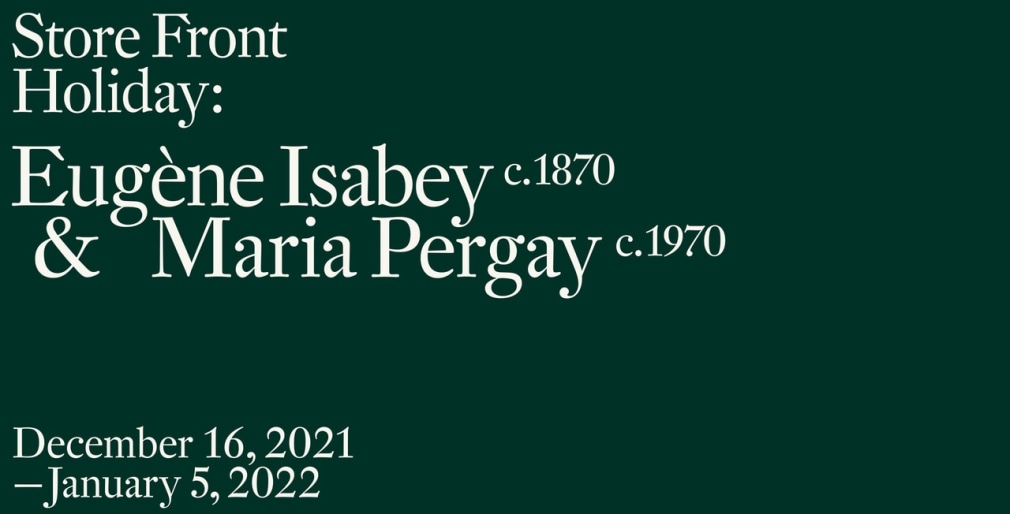 Store Front | Holiday: Eug&egrave;ne Isabey &amp; Maria Pergay