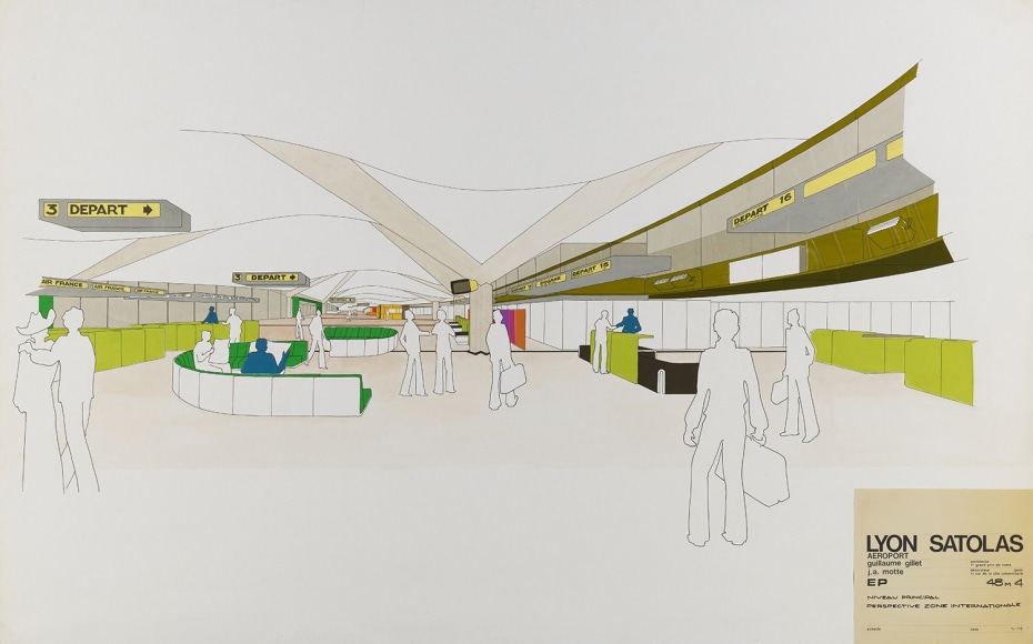 Rendering, Lyon Satolas Airport