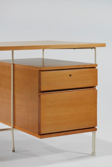 Desk in an empty room