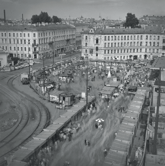 Haymarket Square from the Rooftop, St. Petersburg, 1998
