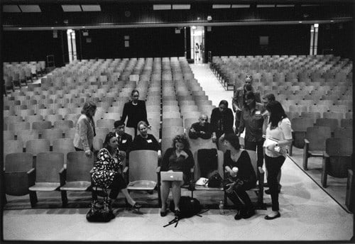 Parent Teacher Association (PTA) meeting, Upper West Side, April 10, 2013, Gelatin silver print