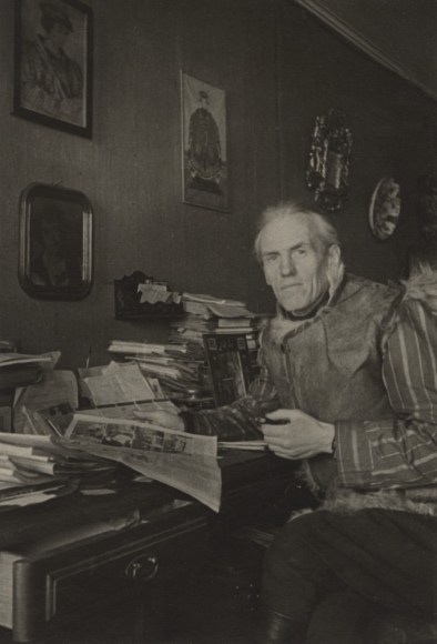 The outstanding poet Nikolai Tikhonov, of Leningrad. He has been awarded a Stalin Prize for his verses dedicated to his heroic native city