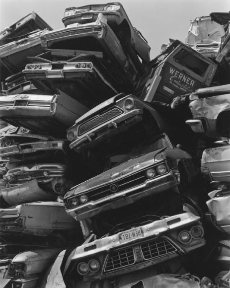 George Tice (b. 1938, Newark), Junked Cars, Route #1, Newark, NJ, 1973, printed 8/4/06