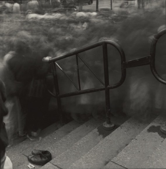 Alexey Titarenko (b. 1962, St. Petersburg), Vasileostrovskaya Metro Station (Variant 4 Crowd 2), St. Petersburg, 1992