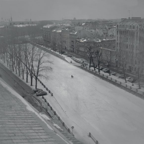 Frozen Griboedov Canal, St. Petersburg, 1997