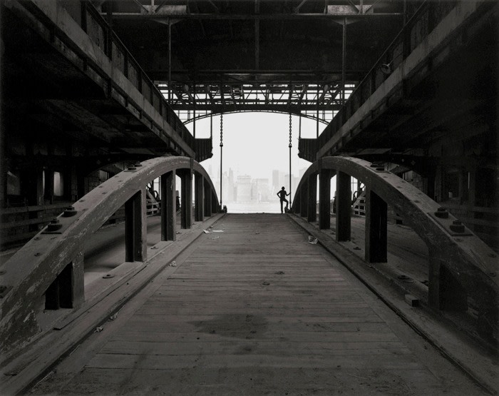 George Tice (b. 1938, Newark), Ferry Slip, Jersey City, New Jersey, 1979