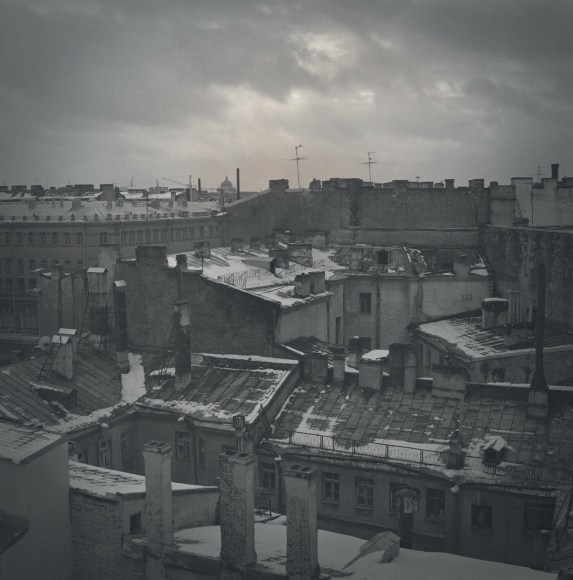 View of the Roofs, St. Petersburg, 1996