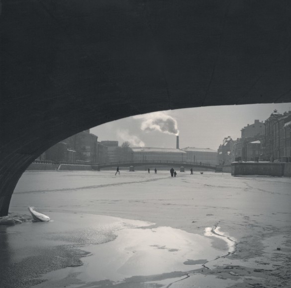 On Fontanka River Under the Bridge, St. Petersburg, 2006
