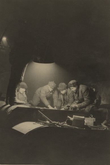 Damaged in action, this tank will soon be repaired and return to battle