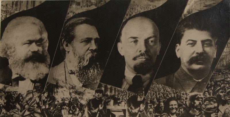 Gustav Klutsis&nbsp;(1895-1938) Marx, Engels, Lenin and Stalin, c. 1930