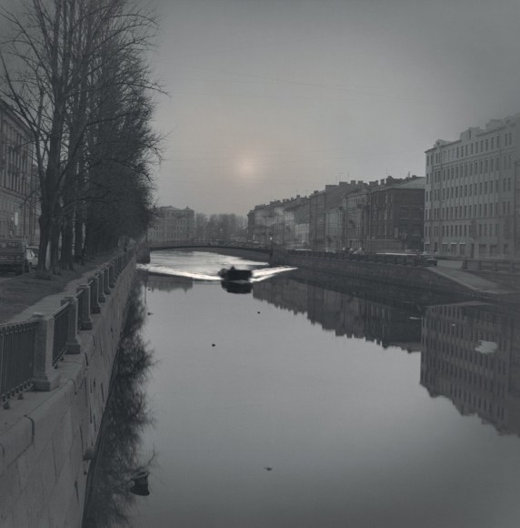 First Boat After the Ice Break, Griboedov Canal, St. Petersburg, 2007
