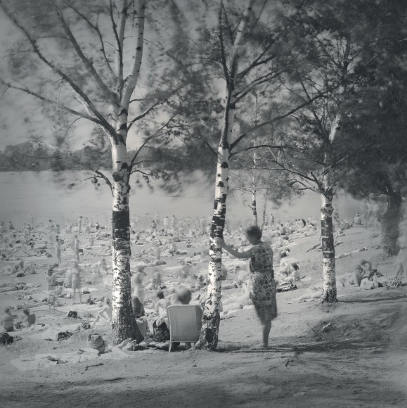 Birch trees, Lake near Ozerki Metro Station, St. Petersburg, 1999