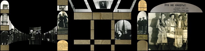 Still from three-channel video Without a Title, 2013