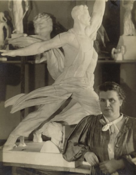 Sculptor Vera Mukhina, 1948