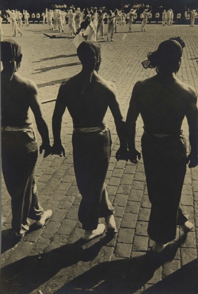 Georgy Petrussov (1903-1971), Armenian Delegation at Sport Parade, Red Square, Moscow, 1935