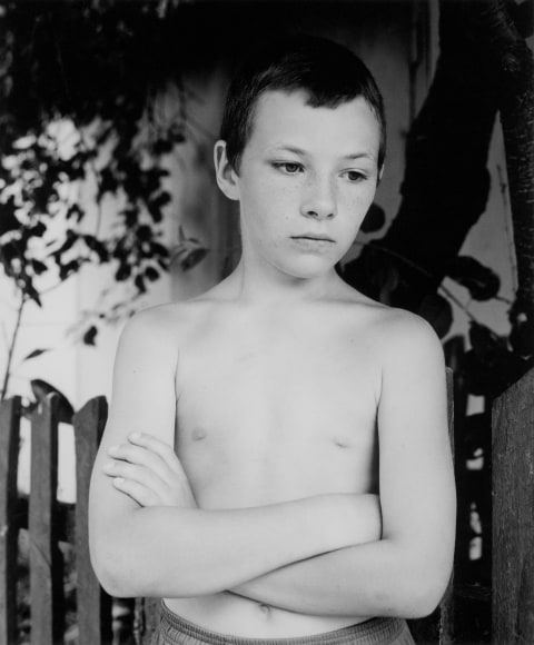 Boy with crossed arms (Nikita), Ukraine, 2003