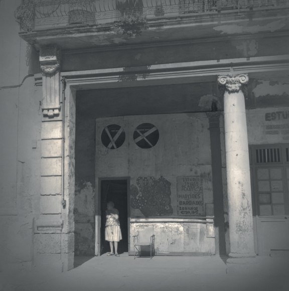 Woman in Doorway, Havana, 2003