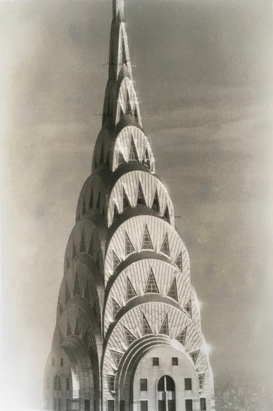Chrysler Building, 2000, Toned gelatin silver print