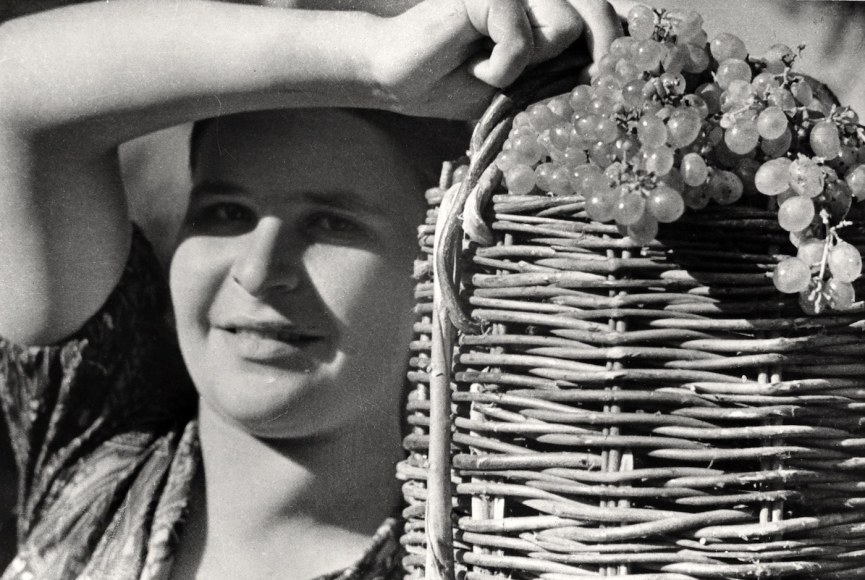 Grapes, Georgia, 1938, Gelatin silver print mounted on board
