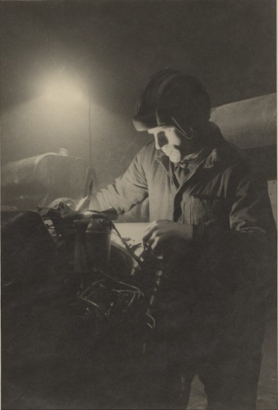 This motor, assembled at a Leningrad plant, will be installed in one of the heavy guns defending the city&#039;s approaches