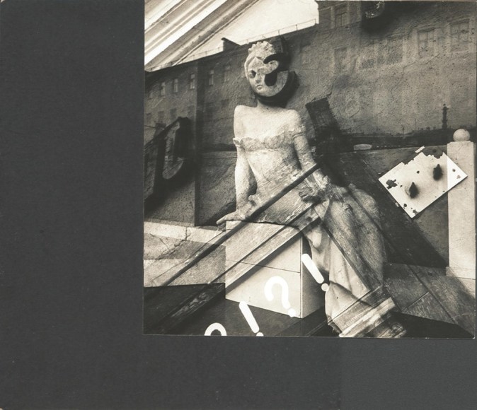 ?!, 1988 Unique vintage gelatin silver photomontage