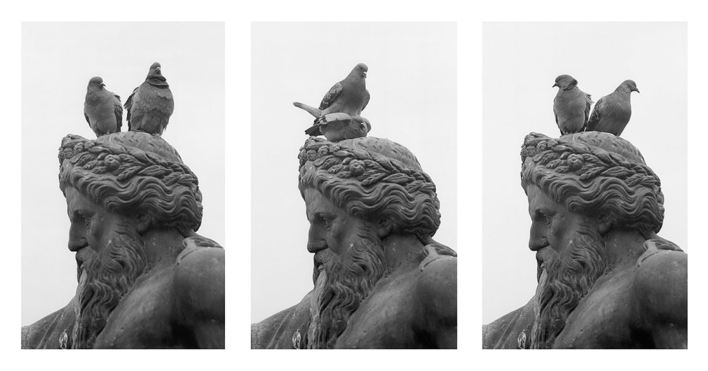 Cracow, Poland (triptych), 1974